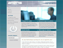 Tablet Screenshot of ameris.co.uk